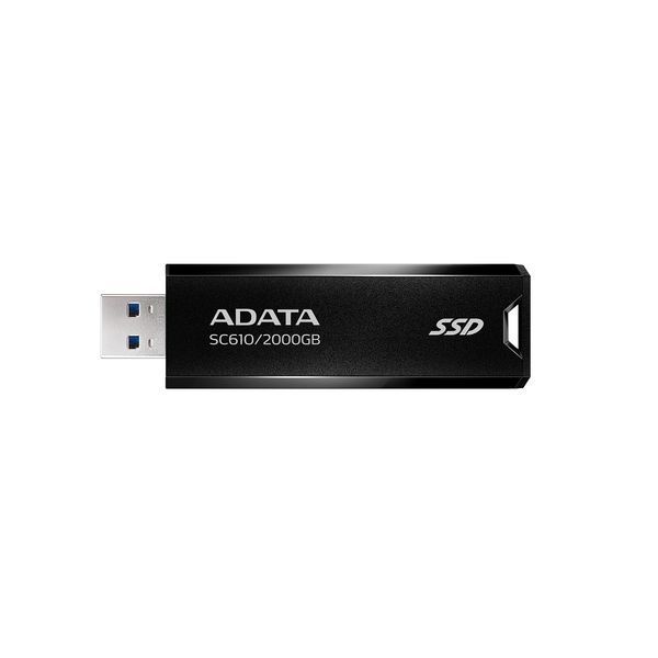 Портативный SSD ADATA SC610 2TB USB 3.2 550/500Mb/s Black SC610-2000G-CBK/RD фото