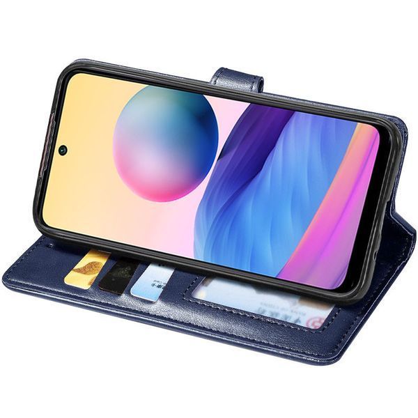 Шкіряний чохол-книжка GETMAN Gallant (PU) для Samsung Galaxy A05s Синий 777-06318 фото