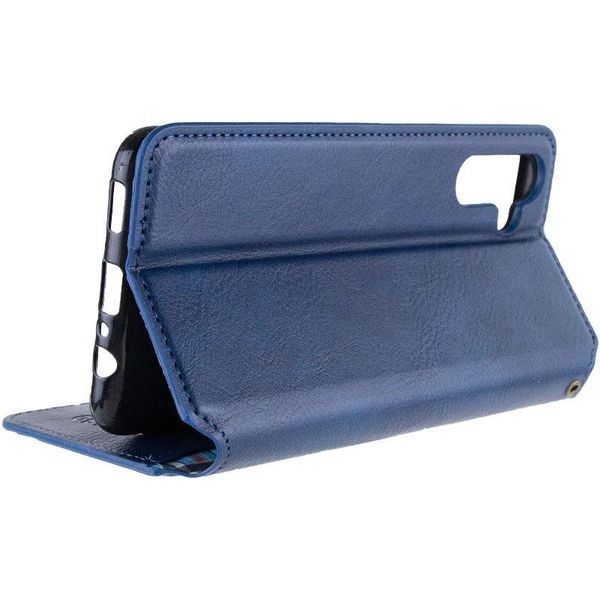 Шкіряний чохол-книжка GETMAN Cubic (PU) для Samsung Galaxy A37 5G Blue 777-09158 фото