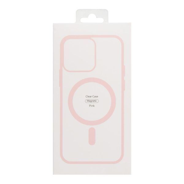 Чохол NEW TPU Color with Magsafe для iPhone 16 Pink 214-02587 фото