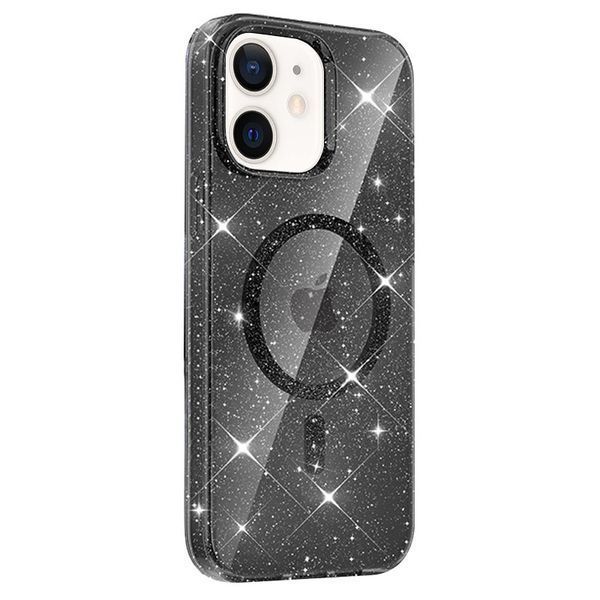 Чехол TPU Eclipse Sparkle (MagFit) для Apple iPhone 11 (6.1") Black 214-03803 фото