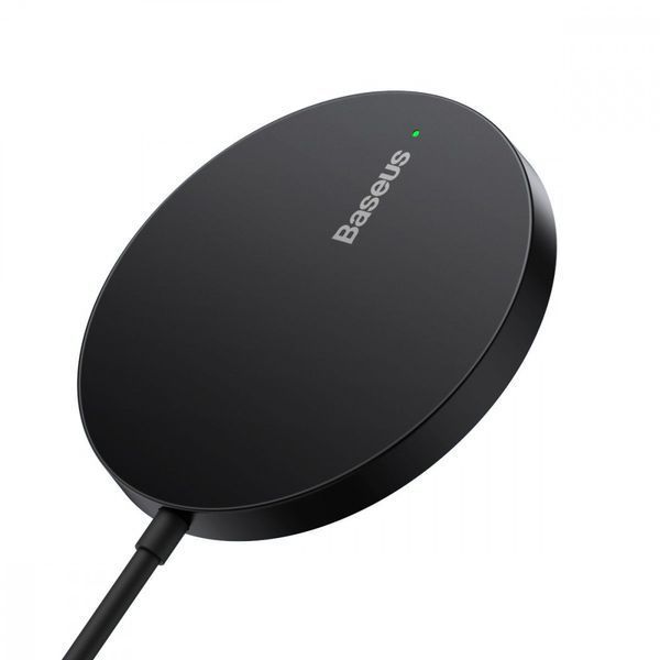 Бездротовий ЗП Baseus Simple Mini3 Magnetic Wireless Charger 15W Silver CCJJ040012 фото