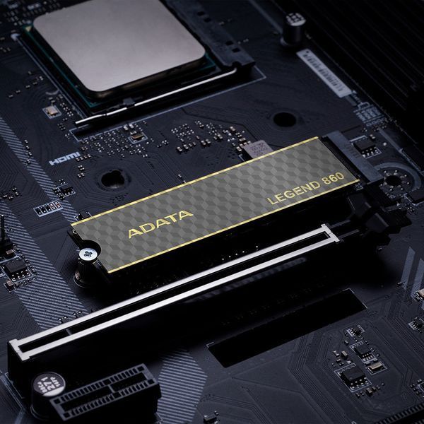 Накопичувач SSD M.2 ADATA LEGEND 860 1TB 2280 PCIe Gen 4x4 3D NAND Read/Write: 6000/4000 MB/sec SLEG-860-1000GCS фото