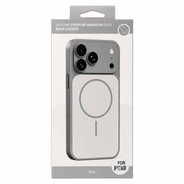 Чохол Silicone Creative Variation Case MAG COVER дизайн 17 Proдля Apple iPhone 17 Air Lavender Grey 666-05333 фото