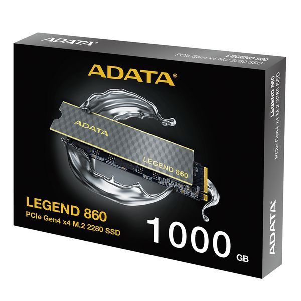 Накопичувач SSD M.2 ADATA LEGEND 860 1TB 2280 PCIe Gen 4x4 3D NAND Read/Write: 6000/4000 MB/sec SLEG-860-1000GCS фото