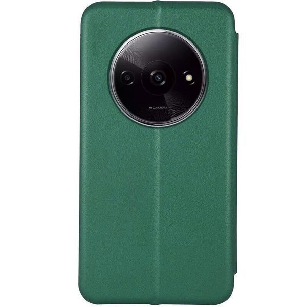Кожаный чехол-книжка Classy для Xiaomi Redmi A3 Green 777-05552 фото