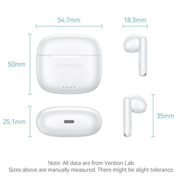 Навушники Vention Elf Earbuds E03 White (NBHW0) 656-00975 фото