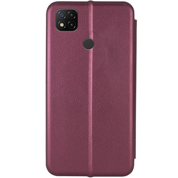 Кожаный чехол-книжка Classy для Xiaomi Redmi 9C / 10A Maroon 777-05961 фото