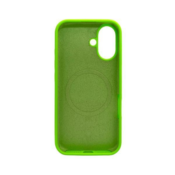 Чохол для смартфона Silicone Case Magnetic для Apple iPhone 16 Shiny Green 666-04082 фото