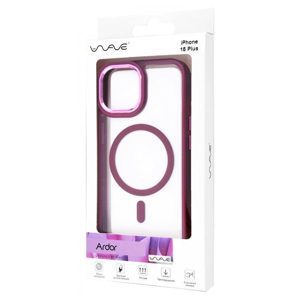Чехол WAVE Ardor Case with Magnetic Ring для iPhone 15 Plus Green 656-05483 фото