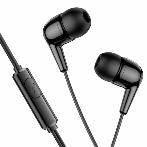 Навушники HOCO M97 Enjoy universal earphones with mic Black 656-03935 фото