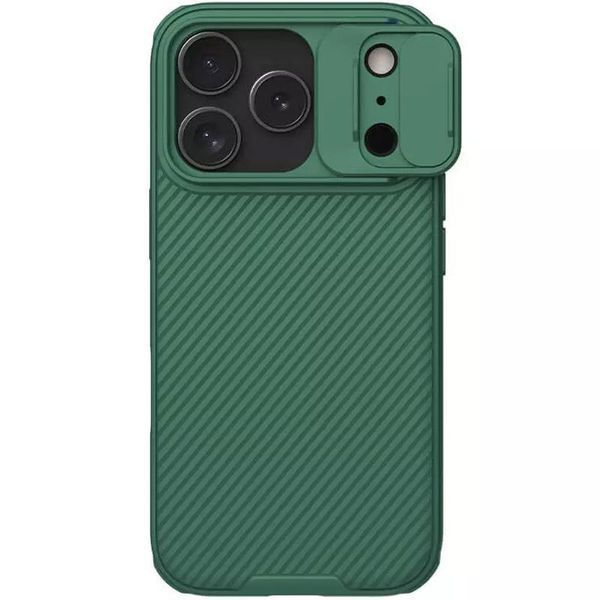 Карбоновая накладка Nillkin CamShield Pro для Apple iPhone 17 Pro Max (6.9") Deep Green 777-08149 фото