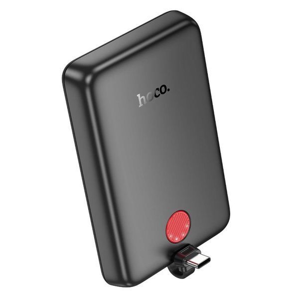 Power Bank Hoco J133A Triumph PD20W magnetic with cable(Type-C) 10000mAh Чорний 656-01452 фото