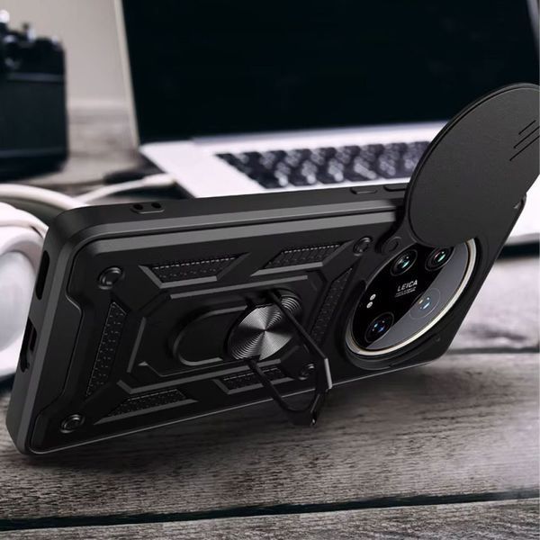 Ударопрочный чехол Camshield Serge Ring для Xiaomi 15 Ultra Black 777-04278 фото
