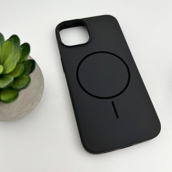 Чехол для смартфона Silicone Case Magnetic для Apple iPhone 14 Pro Темно серый 666-03837 фото