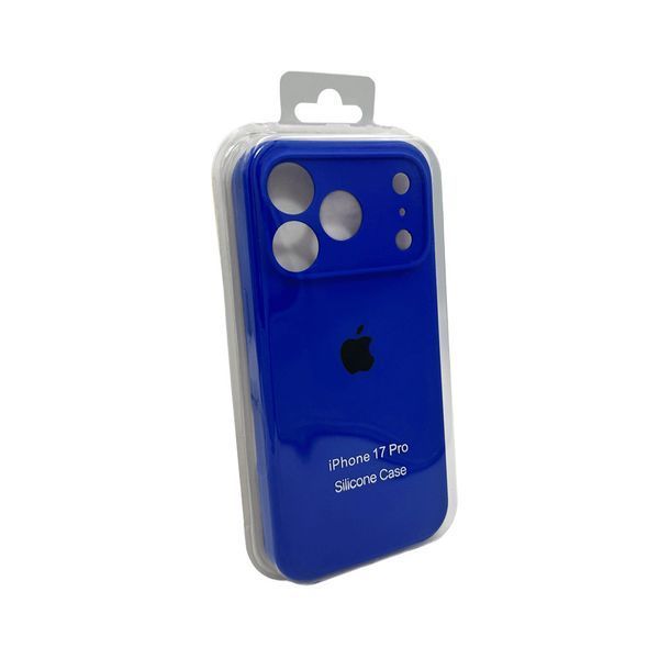 Силіконовий чохол з закритою камерою для iPhone 17 Pro Max Shiny Blue 666-04336 фото