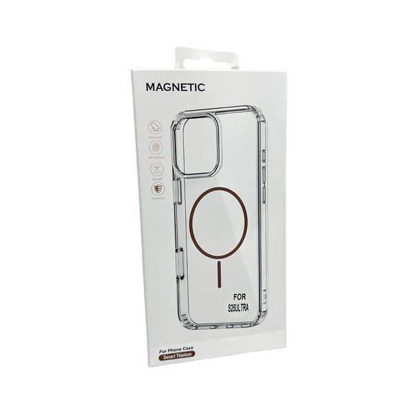 Чохол Acrylic Thin Magnetic для Samsung Galaxy S25 Ultra Gold 666-04058 фото