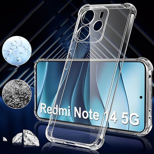 TPU чехол GETMAN Ease усиленные углы Full Camera для Xiaomi Redmi Note 14 5G 555-02468 фото
