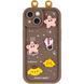 Чохол TPU Toys Case with Ears для Apple iPhone 15 (6.1") Brown 208-05359 фото 2
