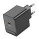 Мережевий зарядний пристрій BOROFONE BAS13A Erudite single port PD20W charger(EU) Black 656-01332 фото 1