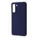 Чехол WAVE Full Silicone Cover для Samsung Galaxy S21 FE (G990B) Midnight blue 656-07118 фото 1