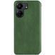 Кожаный чехол-книжка GETMAN Cubic для Xiaomi Redmi 13C / Poco C65 Зелёный 555-01737 фото 2