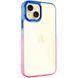 Чехол TPU+PC Fresh sip series для Apple iPhone 13 (6.1") Розовый / Синий 777-06718 фото 1