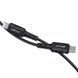 Кабель ACEFAST C4-01 Type-C to iP 3A, 30W, 1.8m, nylon, zinc connectors, Black 6974316281306 фото 4