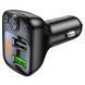 Автомобільний зарядний пристрій з FM-модулятором BOROFONE BC41 Eminency QC3.0 Car BT FM transmitter 18W Black 8525500090 656-00572 фото 5
