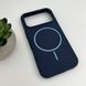 Чохол для смартфона Silicone Case Magnetic для Apple iPhone 17 Pro Dark Blue 666-04132 фото 4
