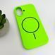 Чохол для смартфона Silicone Case Magnetic для Apple iPhone 16 Shiny Green 666-04082 фото 4