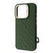 Чохол Kajsa Rhombus Collection with Magnetic Ring iPhone 16 Pro Olive 656-08187 фото 1