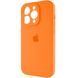 Силиконовый чехол с закрытой камерой для iPhone 15 Pro Max Orange 666-01141 фото 3