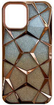Чохол 3D Diamond для iPhone 13 Pro Gold 208-04638 фото