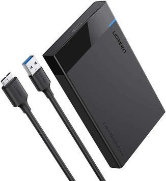 Наружный карман для накопителя UGREEN US221 2.5 Inch Hard Drive Box (UGR-30848) UGR-30848 фото
