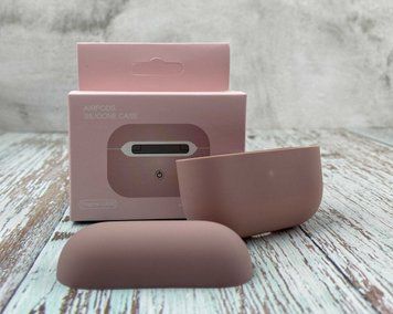 Силиконовый чехол для наушников AirPods Pro Pink Sand 203-00047 фото