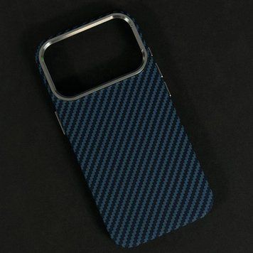 Чехол Elite Carbon Matte BOX Magnetic для iPhone 17 Pro Line Blue 208-06370 фото