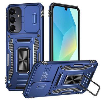 Ударостійкий чохол Camshield Army Ring для Samsung Galaxy A36 5G Navy Blue 777-04953 фото