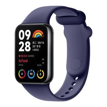 Ремешок для Xiaomi Mi Band 8 Pro/Mi Band 9 Pro/Redmi Watch 4 Silicone Midnight Blue 212-02583 фото