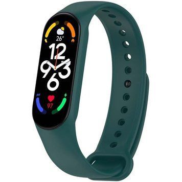 Силіконовий ремінець для Xiaomi Mi Band 7/6/5 Pine green 212-01601 фото