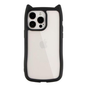 Чехол TPU+PC Cat Ears Case для iPhone 15 Pro Black 757-01092 фото