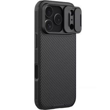 Карбоновая накладка Nillkin CamShield Pro для Apple iPhone 17 Pro Max (6.9") Black 777-08150 фото