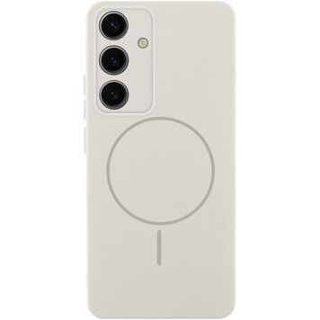 Чехол Silicone Cover Lakshmi Full Camera with MagFit для Samsung Galaxy S25 Белый 555-01992 фото