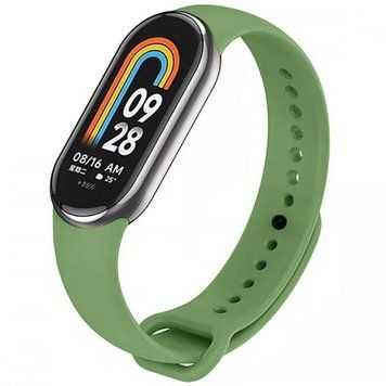 Силіконовий ремінець для Xiaomi Mi Band 8/9/10 Olive 212-01349 фото