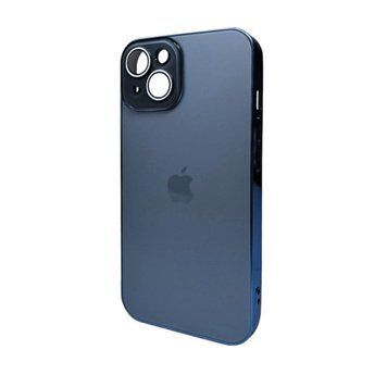 Чохол AG Glass Sapphire Frame MagSafe для iPhone 15 Sea Blue 666-02822 фото