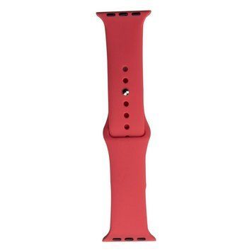 Ремінець для Apple Watch Band Silicone One-Piece Size-S 38/40/41 mm China Red 212-01983 фото