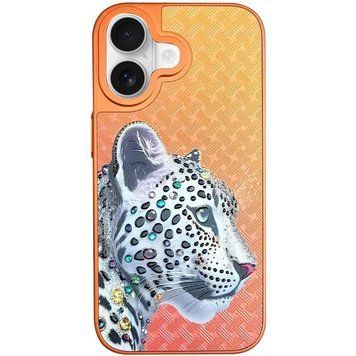 Чохол TPU+PC Crystal Hunt with MagSafe для Apple iPhone 17 (6.3") Orange 214-04781 фото