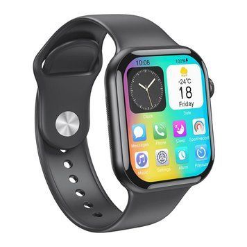 Смарт Часы XO W10 Pro AMOLED Черные 656-03490 фото