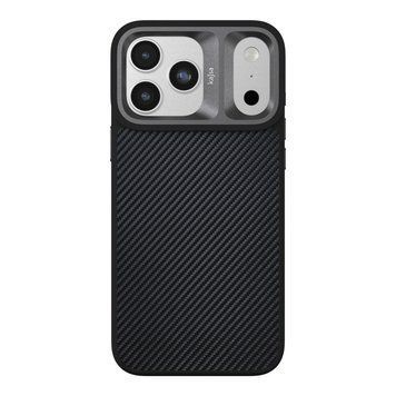 Чохол Kajsa Glamorous Collection Straw Mat Pattern with MagSafe для iPhone 17 Pro Max / 18 Pro Max (6.9") Black B-Ring 4894505237803 фото