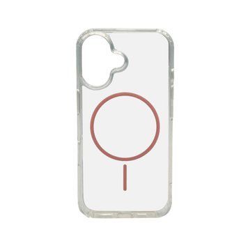 Чехол Acrylic Thin Magnetic для Apple iPhone 16 Pink 666-03688 фото